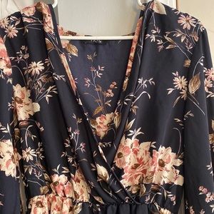 Short Navy Romper by TRAC!